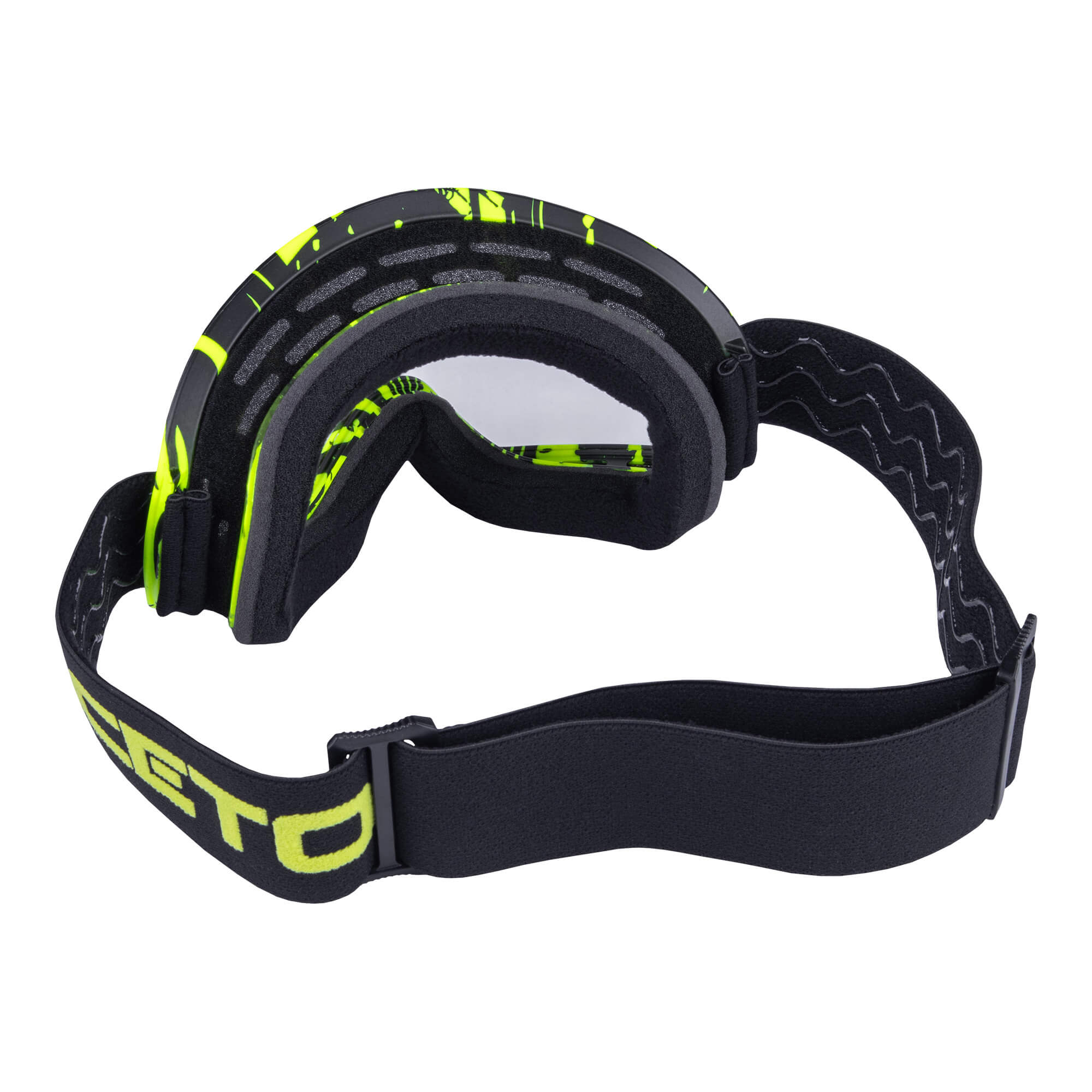 Freeride goggles BUZZ Black -Yellow- for kids - Image 4