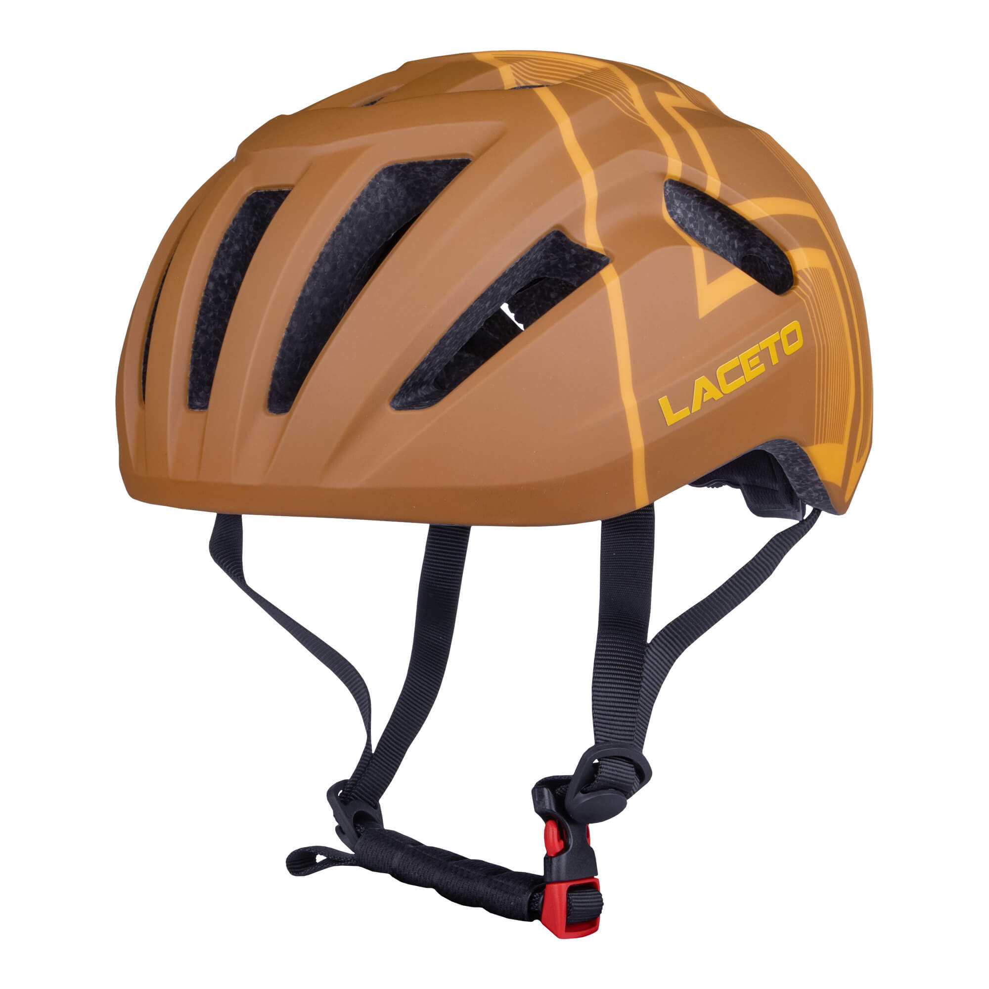 Road cycling helmet CAMINO BROWN
