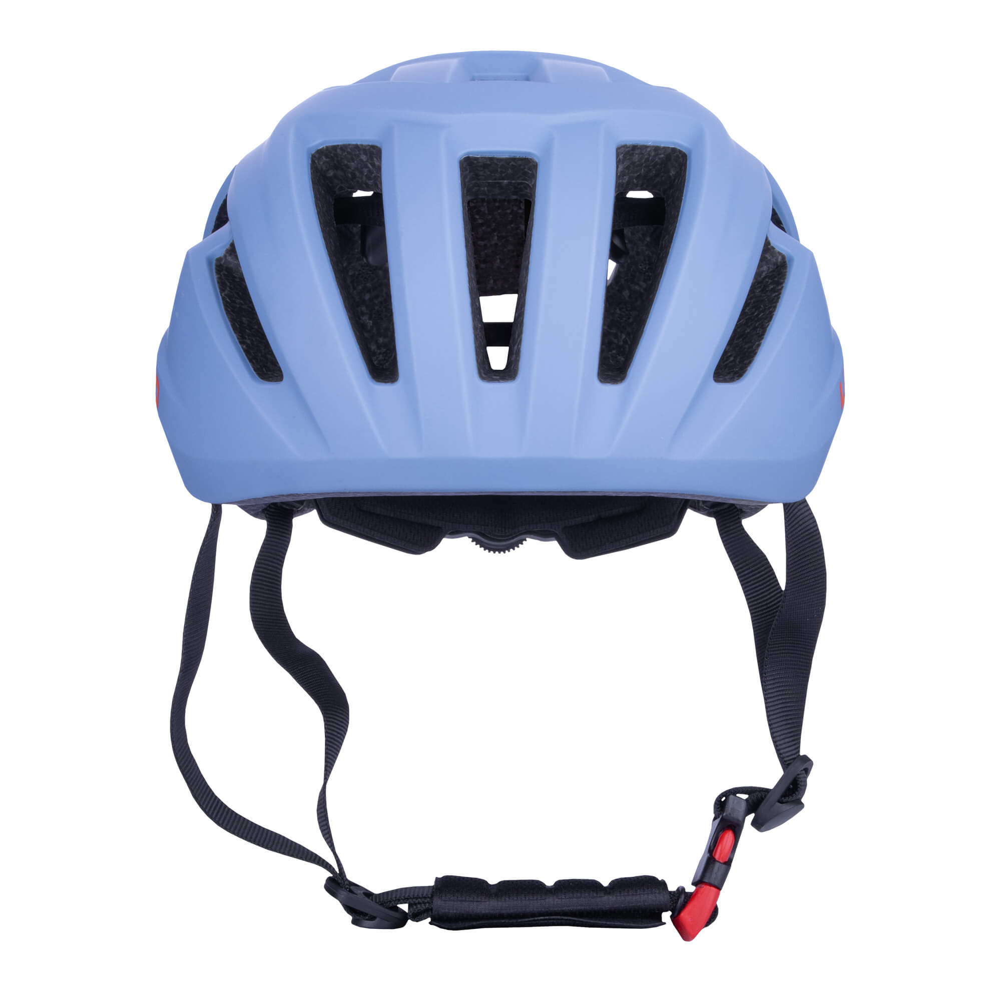 Road cycling helmet CAMINO LIGHT BLUE-ORANGE - Image 2