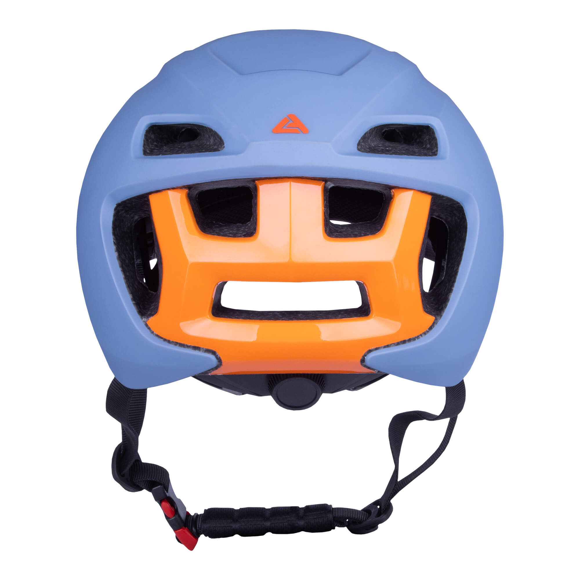 Road cycling helmet CAMINO LIGHT BLUE-ORANGE - Image 5