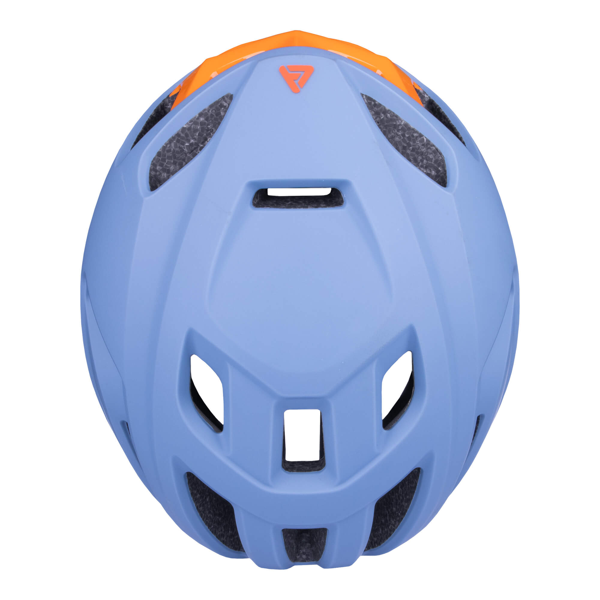 Road cycling helmet CAMINO LIGHT BLUE-ORANGE - Image 4