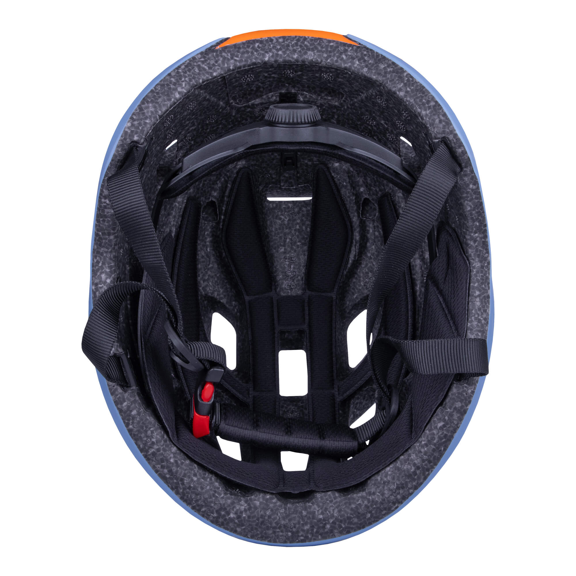 Road cycling helmet CAMINO LIGHT BLUE-ORANGE - Image 3