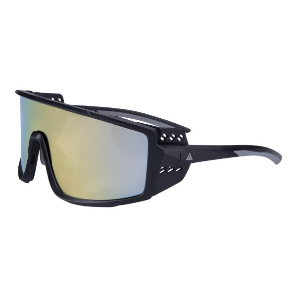 Sunglasses SHIELD Black - polarized with peripheral covers